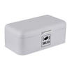 BROTKASTEN - Grau, Metall (42/17/24cm) - Relaxdays