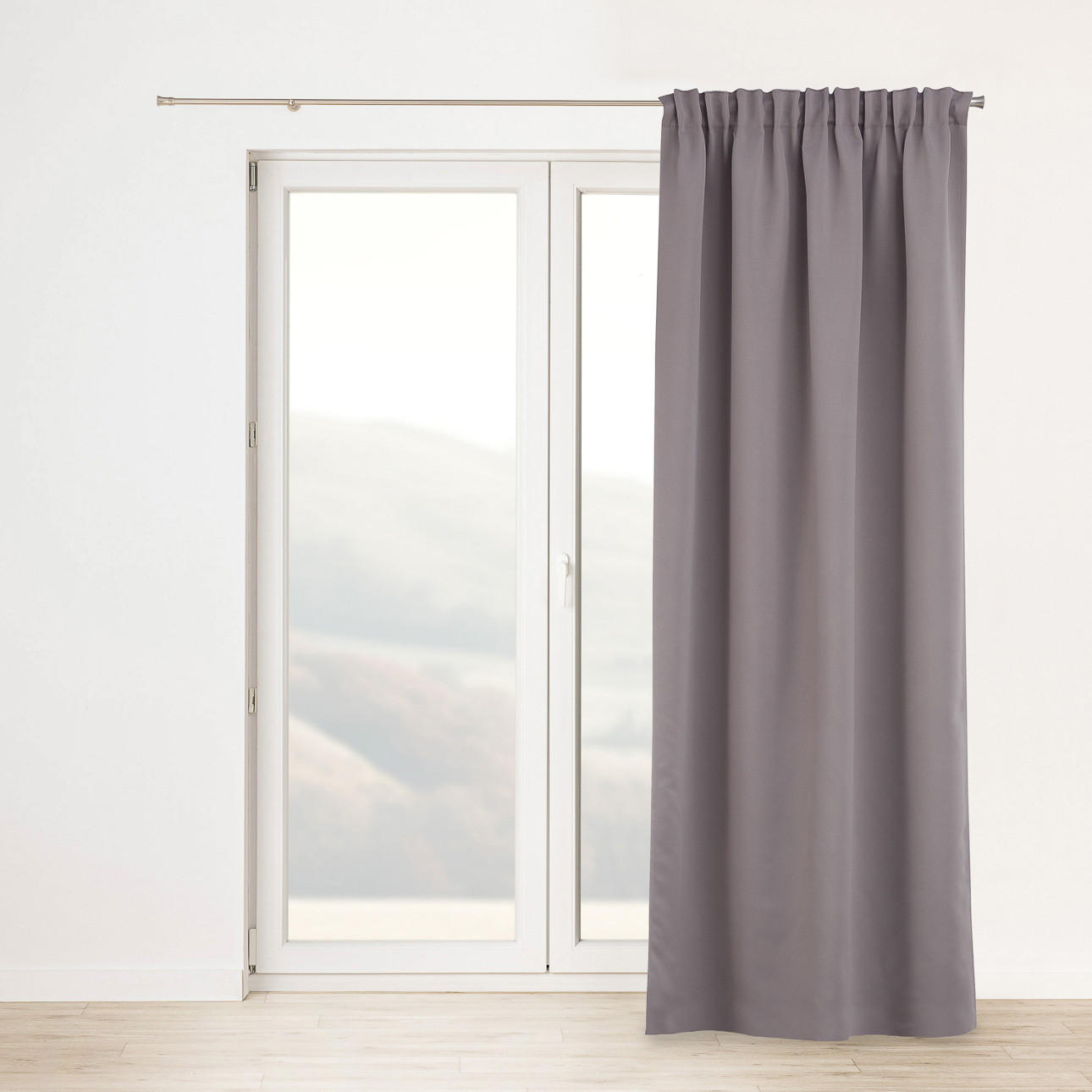 VERDUNKELUNGSVORHANG mit Schlaufenband 140x280 cm taupe - Taupe, Textil (140/280/1cm) - Dekoria