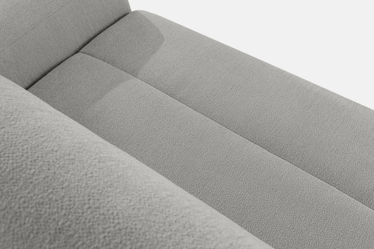 ECKSOFA LINKS BLUME, Hellgrau - Hellgrau, Holz/Holzwerkstoff (271/164cm) - KONSIMO®