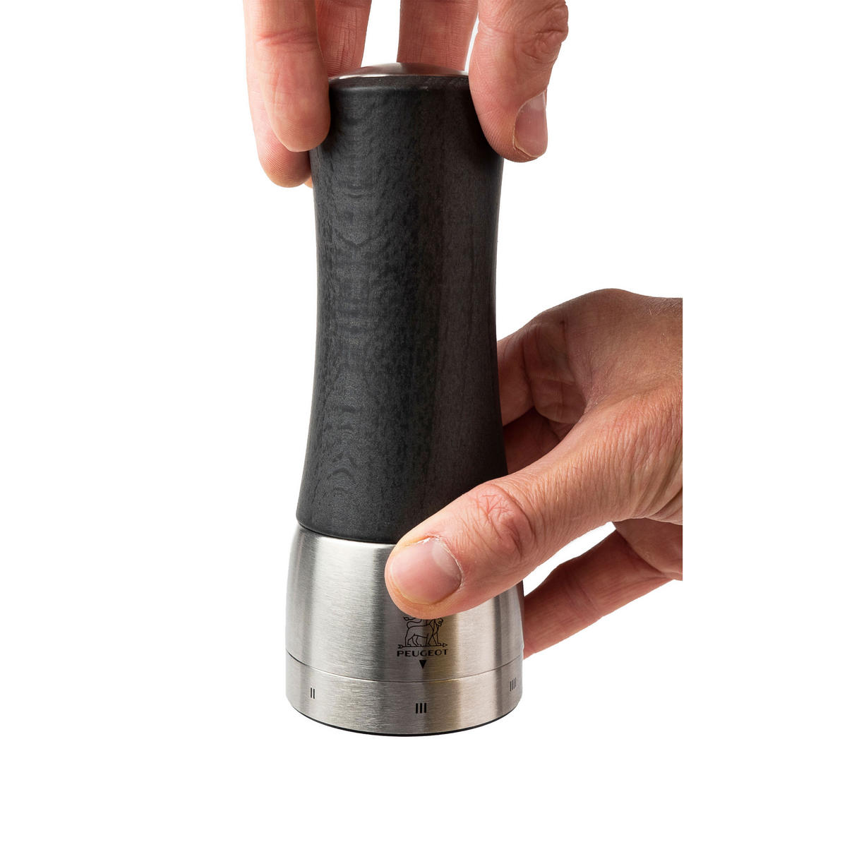 PFEFFERMÜHLE Madras uSelect 21cm Buchenholz Schokolade Stahlmahlwerk - Braun, Holz (6.5/21/6.5cm) - PEUGEOT