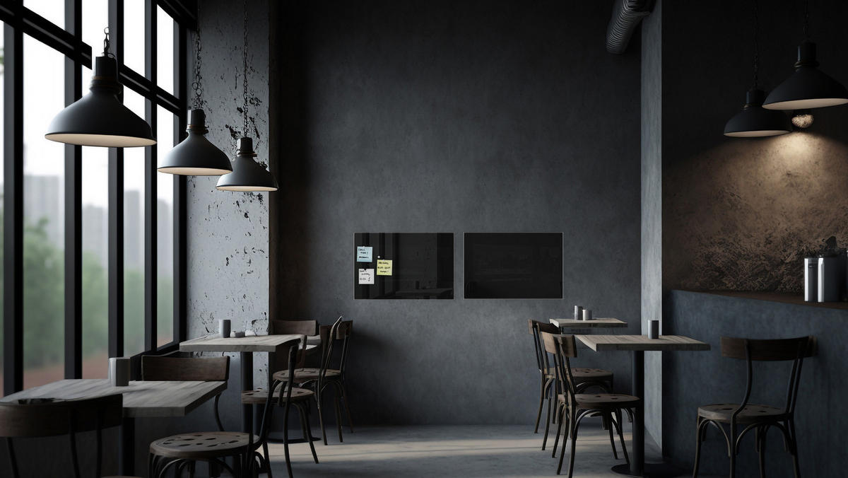GLASBOARD - Schwarz 60x40cm - Schwarz, Glas (100/80/0.7cm) - ALLboards