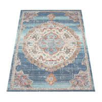 OUTDOOR-TEPPICH TORRES 279 BLAU 60X100 - Blau, Kunststoff (60/100cm) - Paco Home