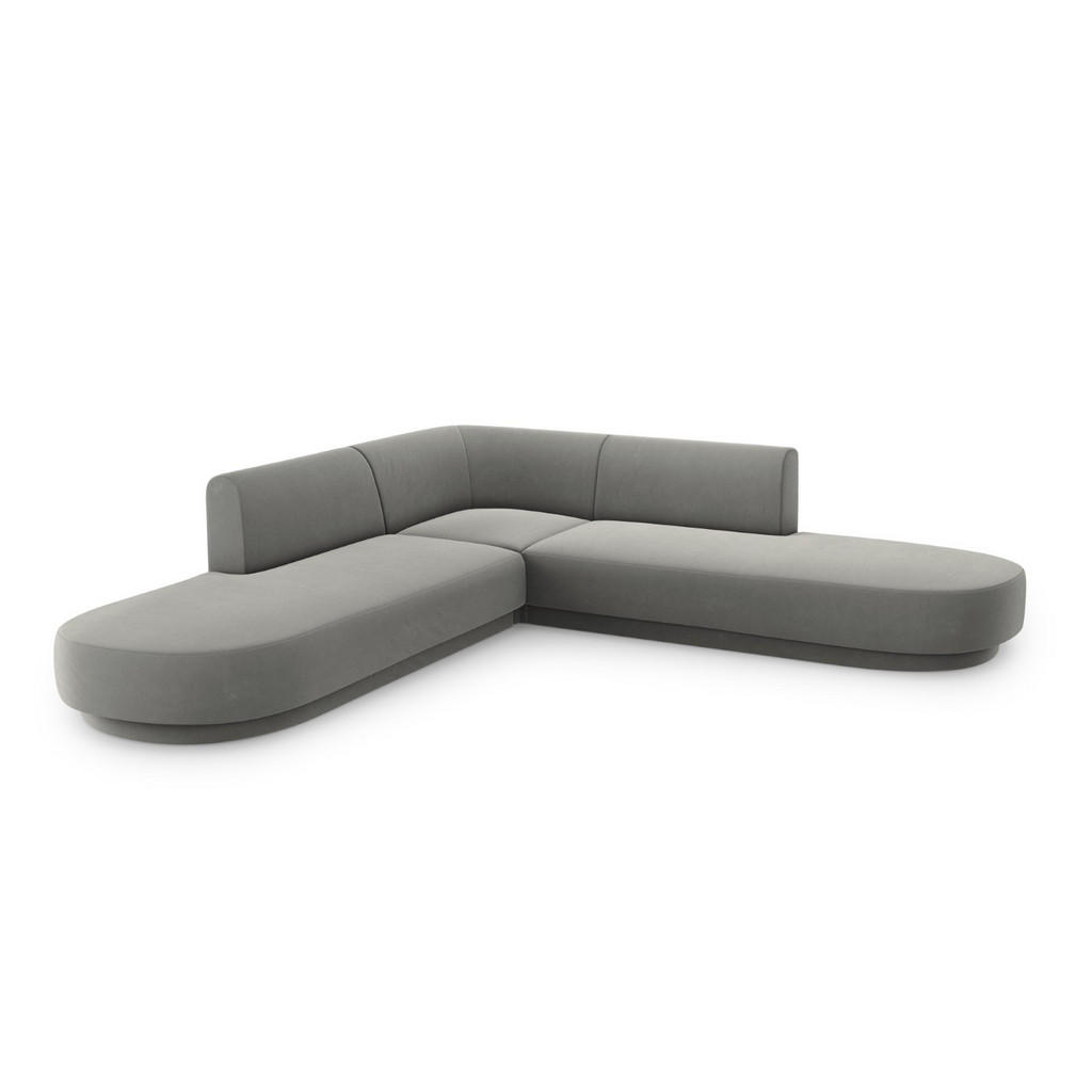Thumbnail - Micadoni Wendbares-Ecksofa, Hellgrau, Textil, 5-Sitzer, L-Form, 248x248 cm, Hergestellt in Europa, Oeko-Tex®, Wohnzimmer...