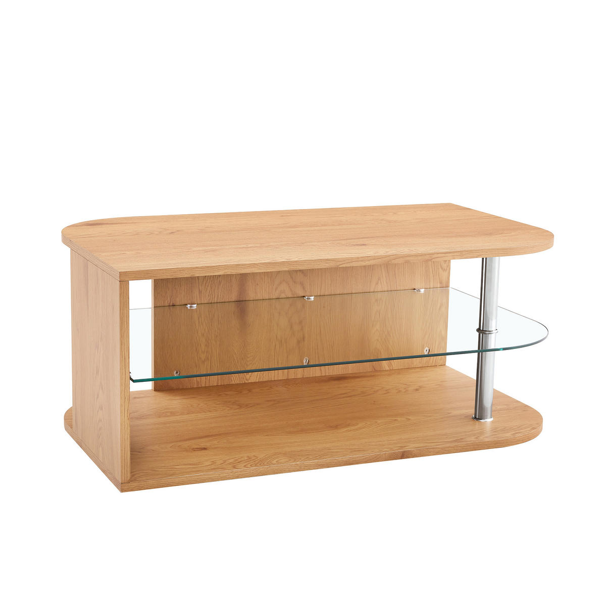 COUCHTISCH Naturholzfarben 100/60/42 cm - Naturfarben, Holzwerkstoff (60/100/42cm) - PANGIVO