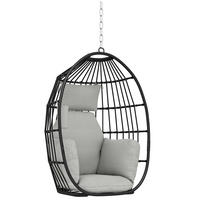 HÄNGESESSEL DE-15335 Dunkelgrau - Dunkelgrau, Metall (62/107/75cm) - ComfortXL