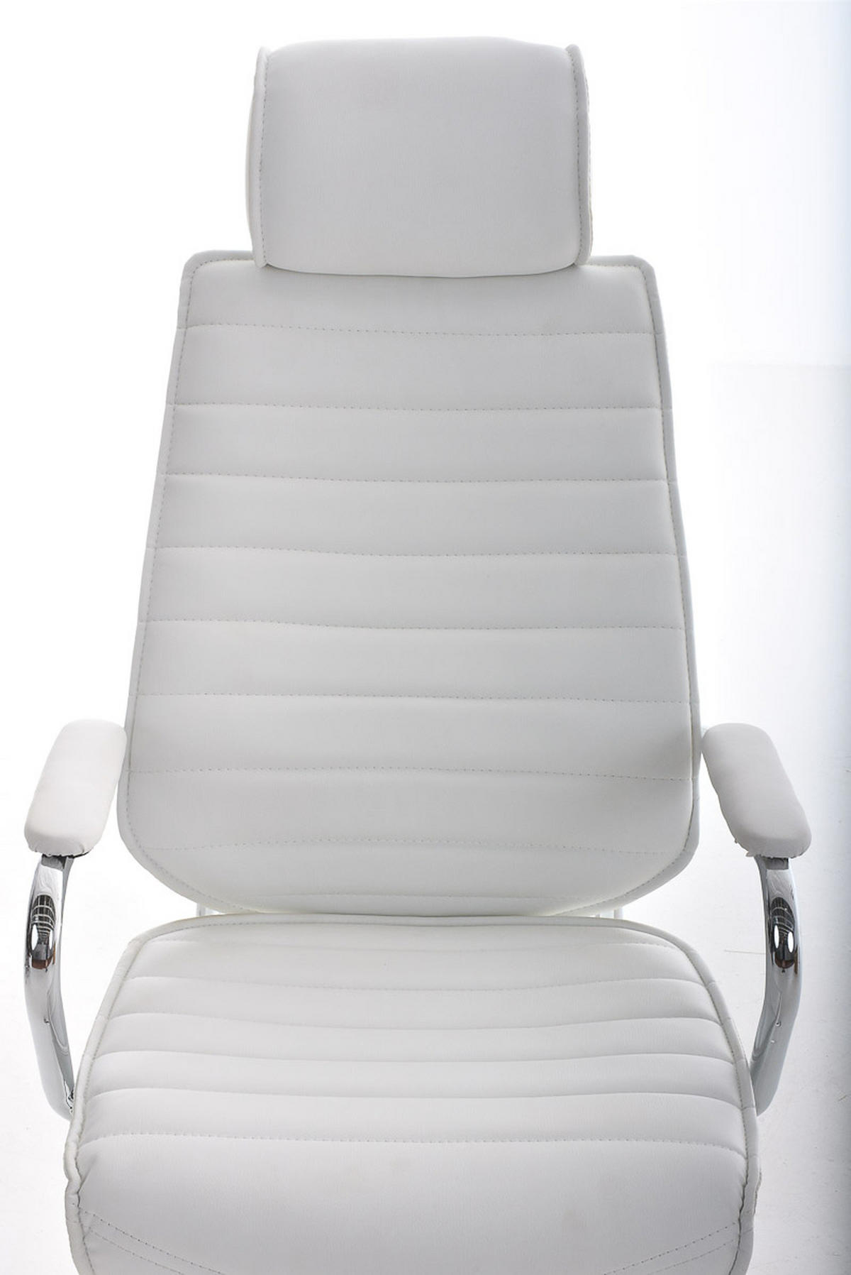 BÜROSTUHL Rocket V2, Weiß - Weiß, Textil/Metall (59/128/57cm) - TPFLiving