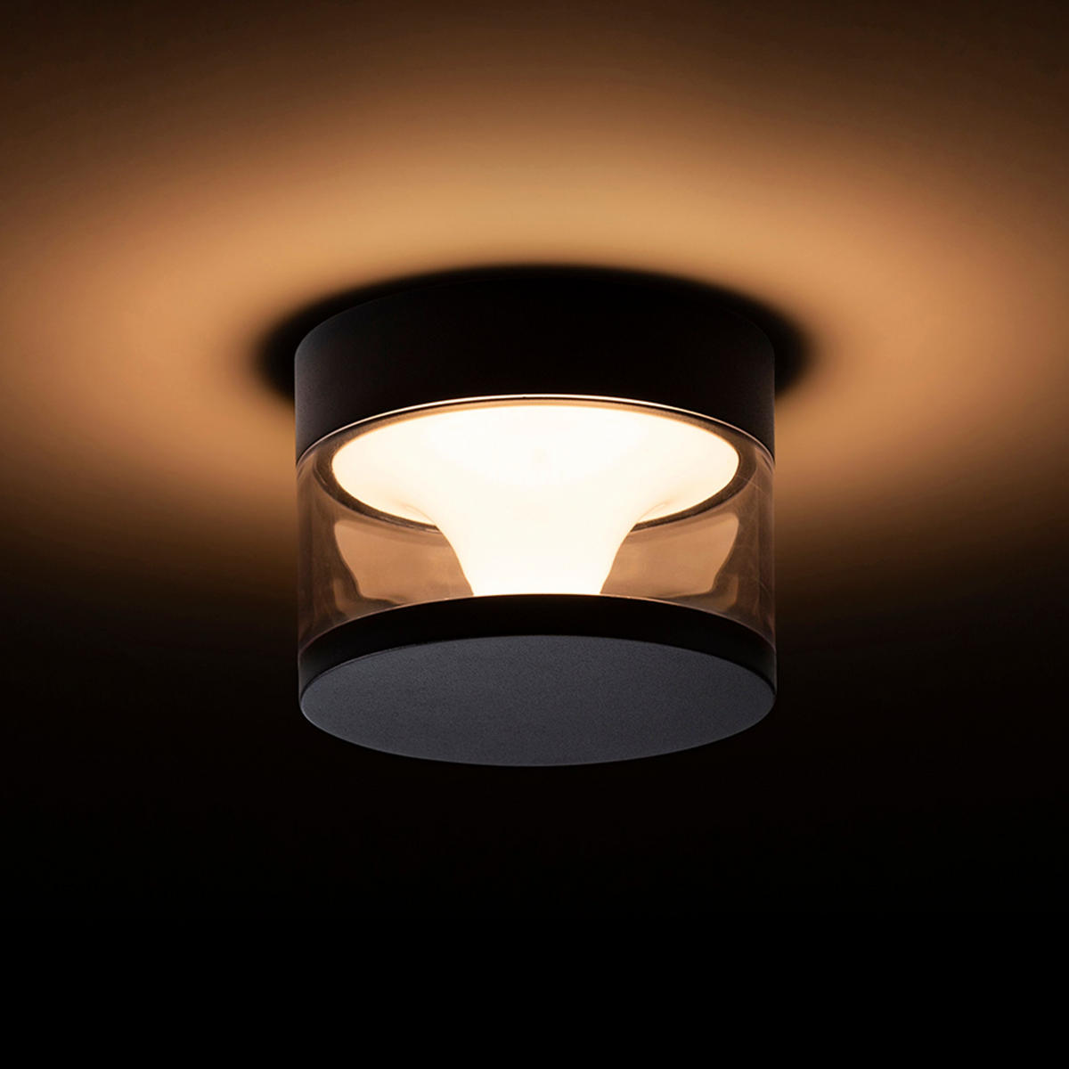 AUSSENLEUCHTE BRENDA Schwarz 9 W IP65 - Schwarz, Metall (118/118/9cm) - Rendl