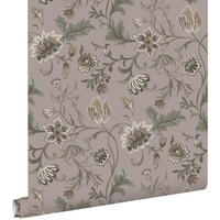 TAPETE Blumenmuster 50 x 900 cm - Pink, Papier (50/900cm) - ESTAhome