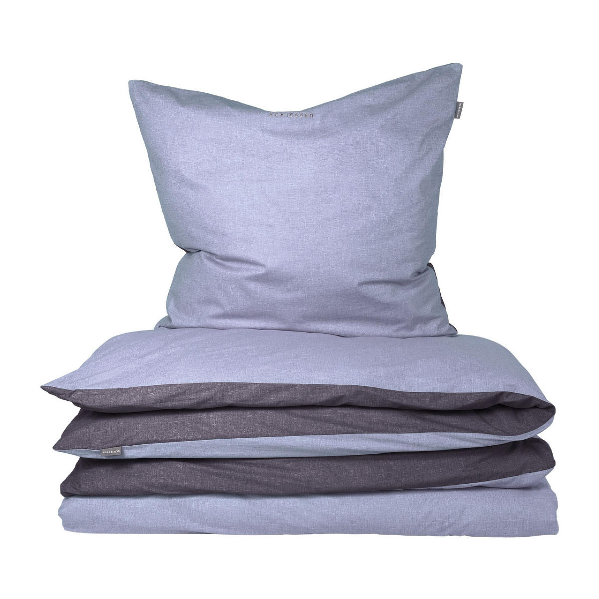 BETTWÄSCHESET Doubleface - Renforcé - 2-teilig - 155 x 220 cm - Blau - Blau, Textil (155/220cm) - SCHIESSER