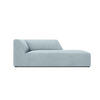 CHAISELONGUE rechts Ruby aus Cord hellblau - Hellblau, Textil (93/69/180cm) - Micadoni