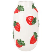 OBSTVASE Frun 16/16/29,5 cm - Rot, Keramik (29.5cm) - Home Styling Collection