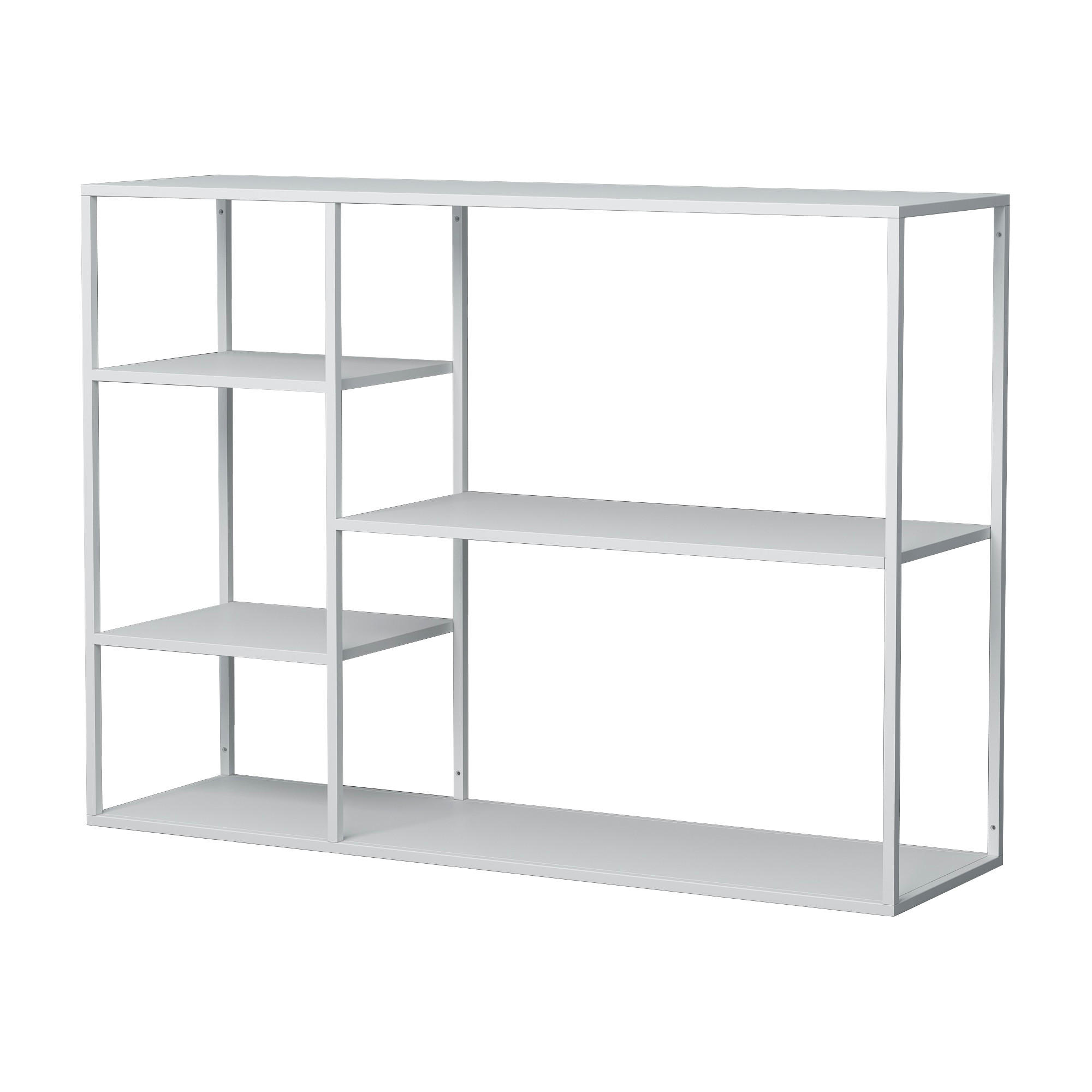 STANDREGAL Isojoki - Weiß, Metall (120/87.5/35cm) - [en.casa]