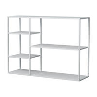 STANDREGAL Isojoki - Weiß, Metall (120/87.5/35cm) - [en.casa]