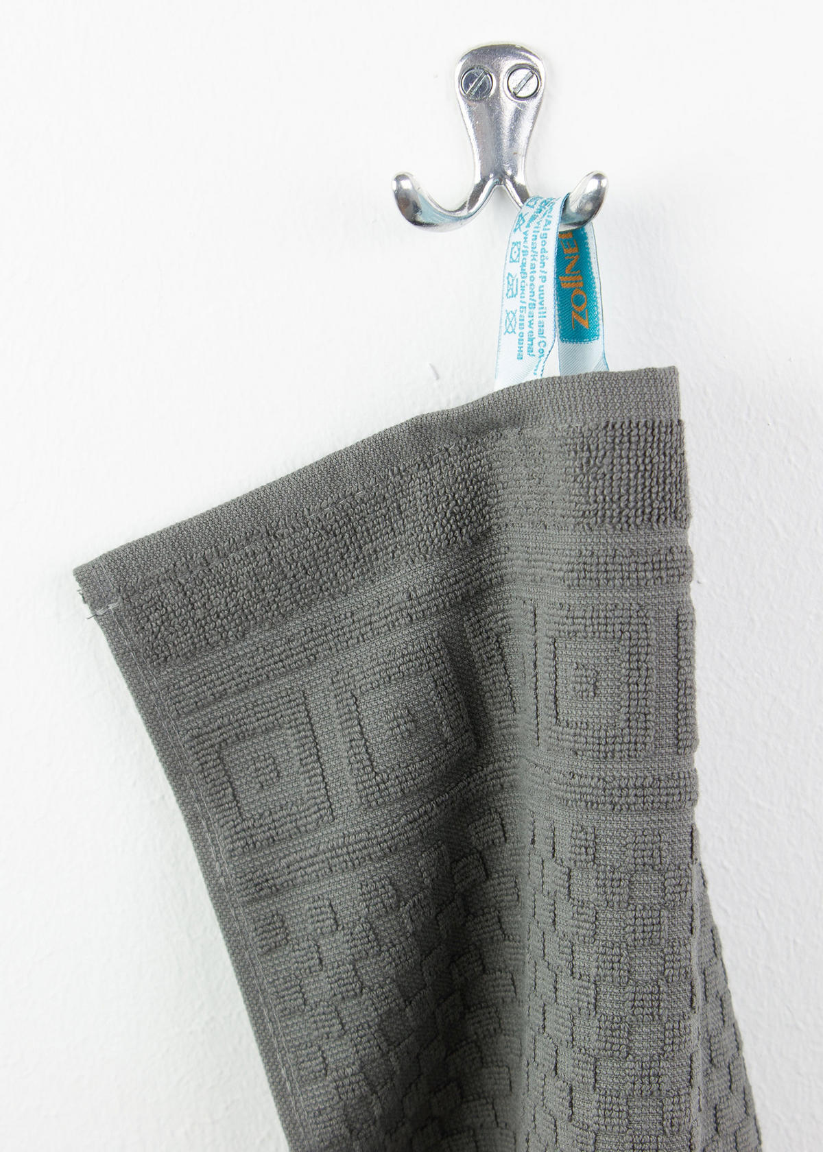 SEIFTÜCHER, 10er-Set, 30x30 cm, 100% Baumwolle, Grau - Anthrazit, Textil (30/30cm) - Zollner
