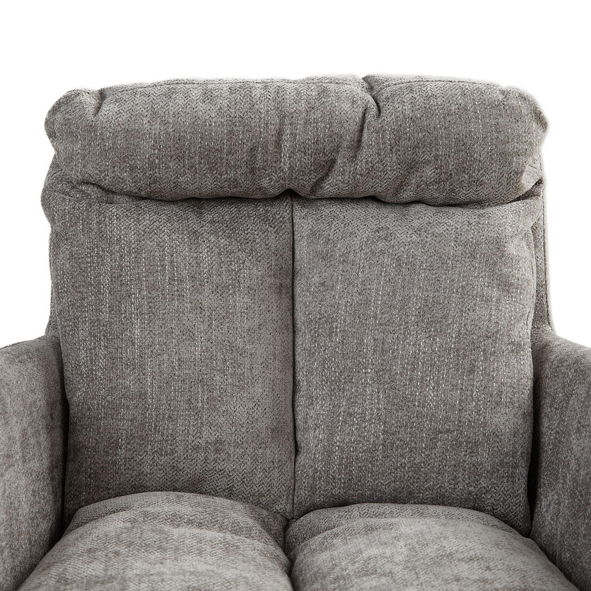 ARMLEHNENSTUHL 2 Stück in Holz Leinen Grau drehbar - Naturfarben/Grau, Textil (59/84/60cm) - Homestyle4u