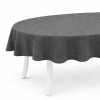TISCHDECKE Garten Weichschaum 140x180cm - Anthrazit - Anthrazit, Kunststoff (180/140cm) - Bestlivings