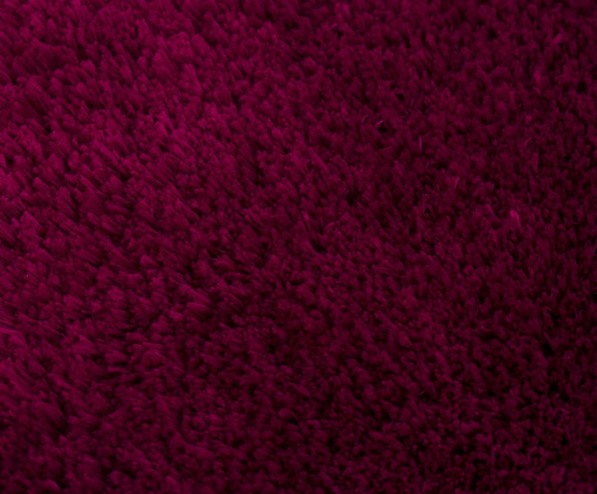 BADTEPPICH Deluxe CYCLAM 70X120CM - Dunkelrot, Textil (120/70cm)