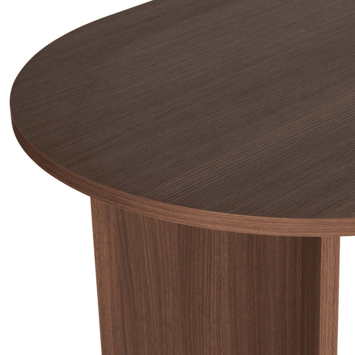 ESSTISCH mit abgerundeten Kanten sable 180/75/89,5 cm - Naturfarben, Holzwerkstoff (180/89.5/75cm) - Calicosy