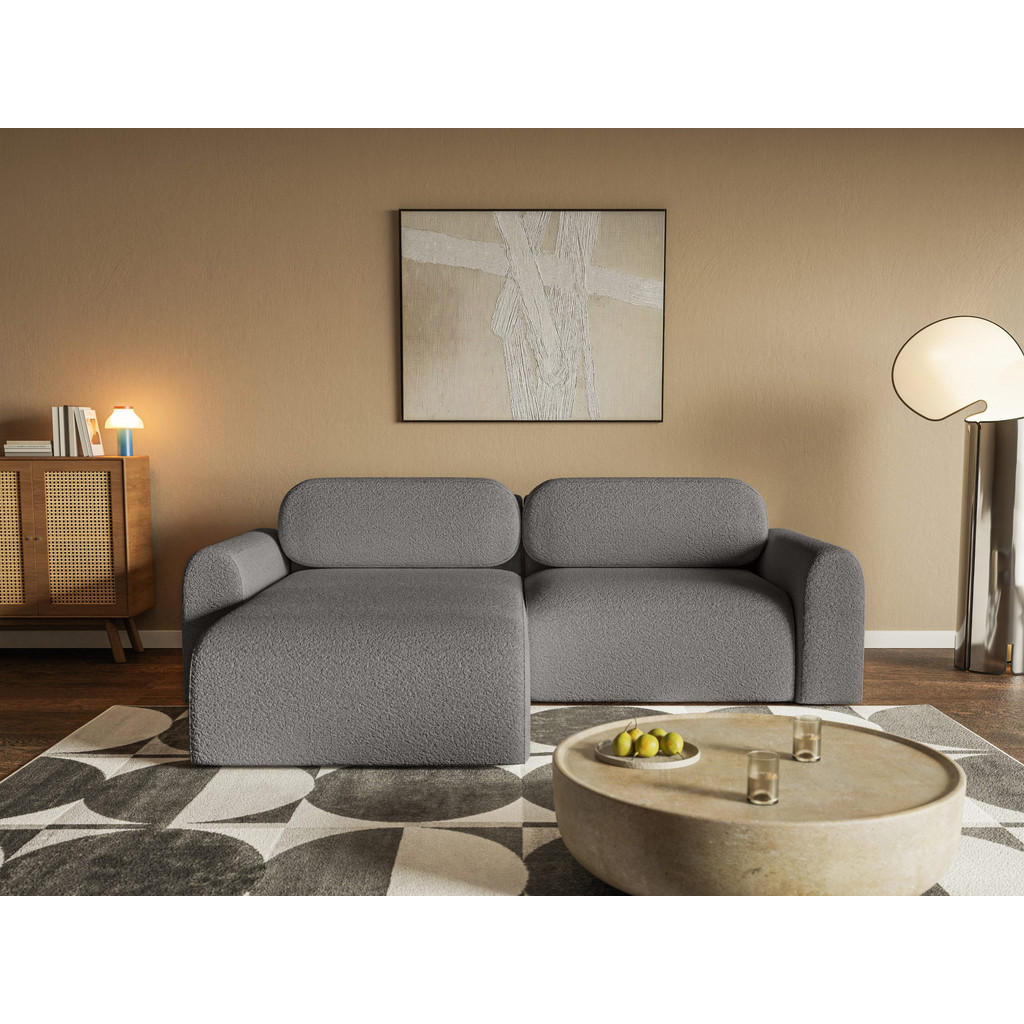 Thumbnail - Fedve Ecksofa, Graphit, Textil, L-Form,L-Form, 244x165 cm, Wohnzimmer, Sofas & Couches, Wohnlandschaften, Ecksofas