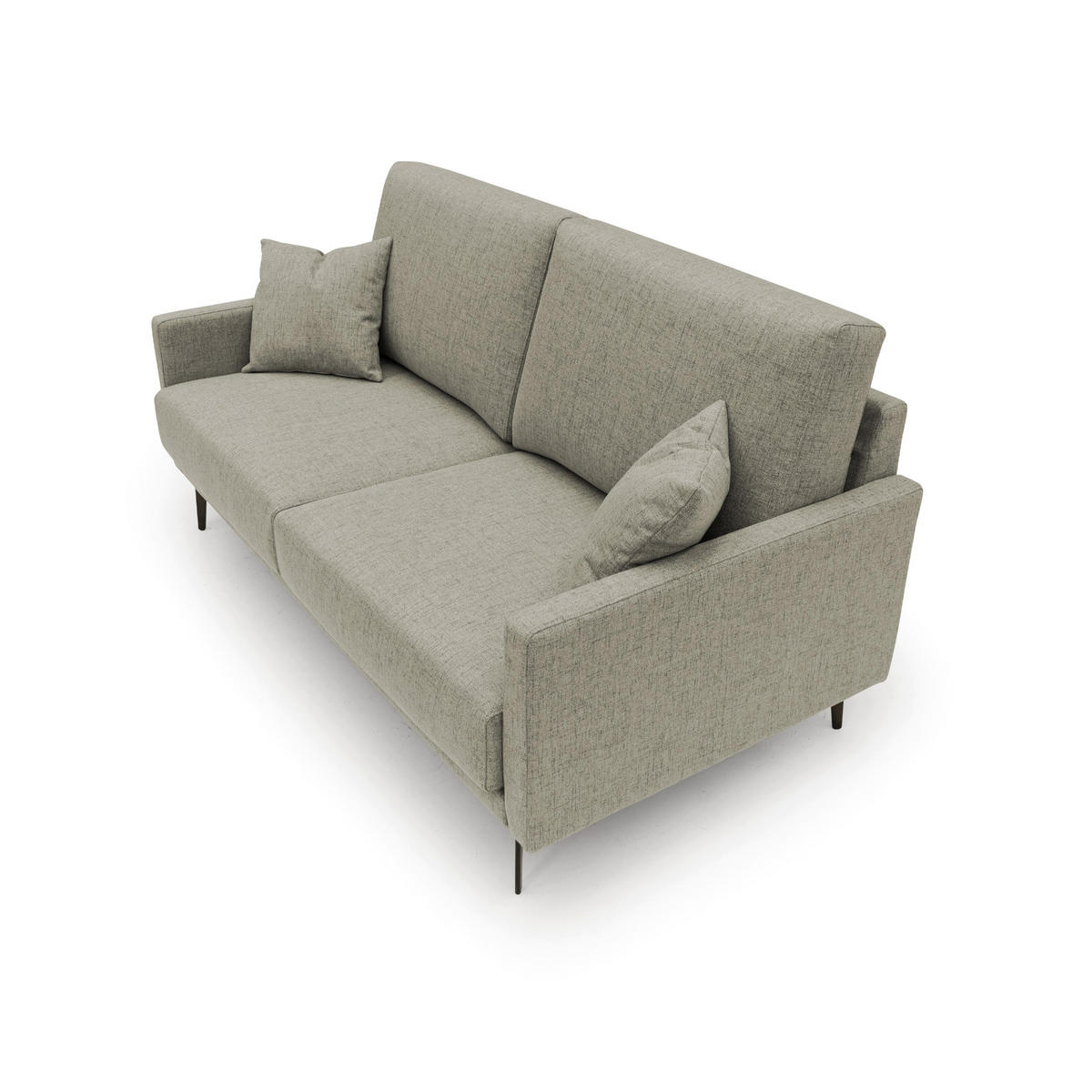 LINEARSOFA Saturno - Taupe, Textil (140/94/90cm) - Divani.store