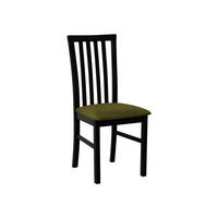 STUHL Milano I, Holzfarbe: Schwarz - Schwarz/Grün, Holz (43/93/40cm) - MIRJAN24