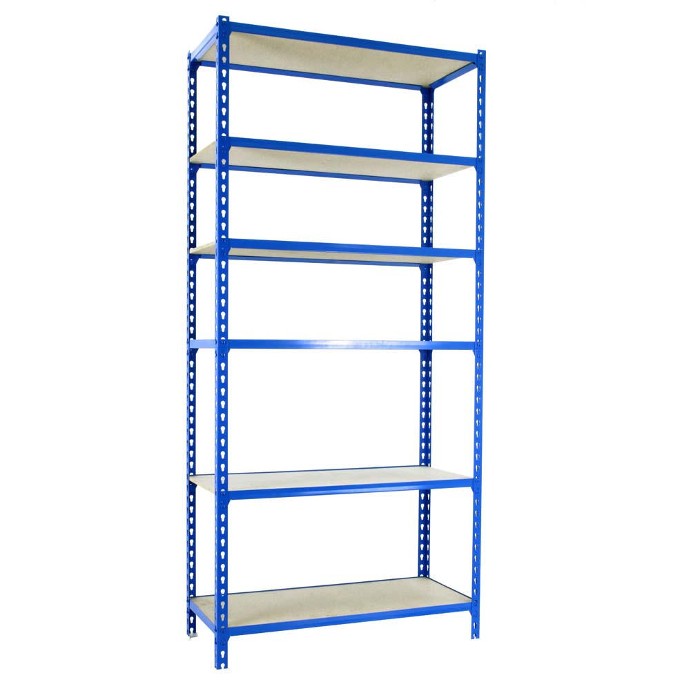 SCHWERLASTREGAL Giant Muli HxBxT 250 x 110 x 40 cm 6 Fachböden Fachlast 200 kg Blau - Blau, Metall (110/250/40cm) - PROREGAL