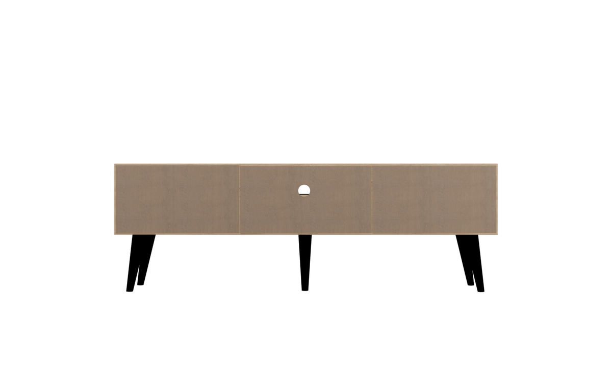 NÍZKA SKRÍŇKA Toronto II Aristan, čierna 35/55,2/160 cm - čierna, kompozitné drevo (35/55/160cm) - RAUMHIRSCH FURNITURE