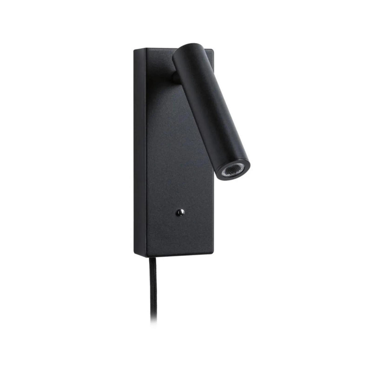 WANDLEUCHTE Hulda Schwarz-matt - Schwarz, Metall (6.5/18/8.2cm) - Paulmann