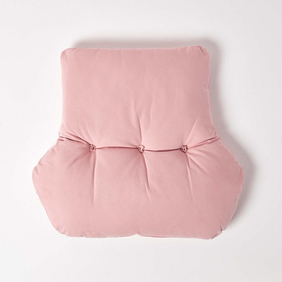 RÜCKENKISSEN rosa 68/58 cm – Stützkissen für Sessel, Baumwolle - Rosa, Textil (68/15cm) - Homescapes