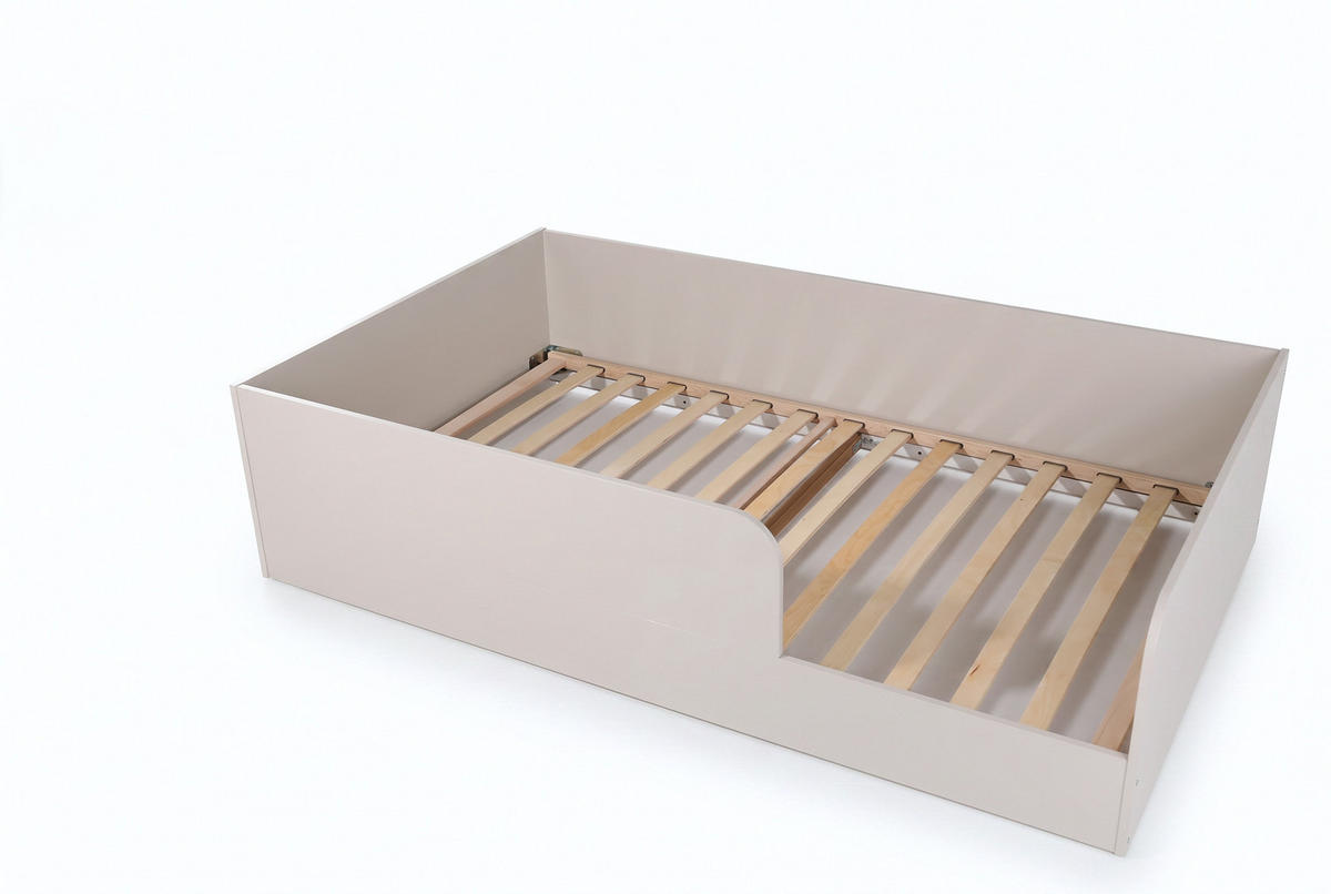 BODENBETT Essentials 120x200cm Cashmere - Hellbraun, Holzwerkstoff (120/200cm) - arthur berndt