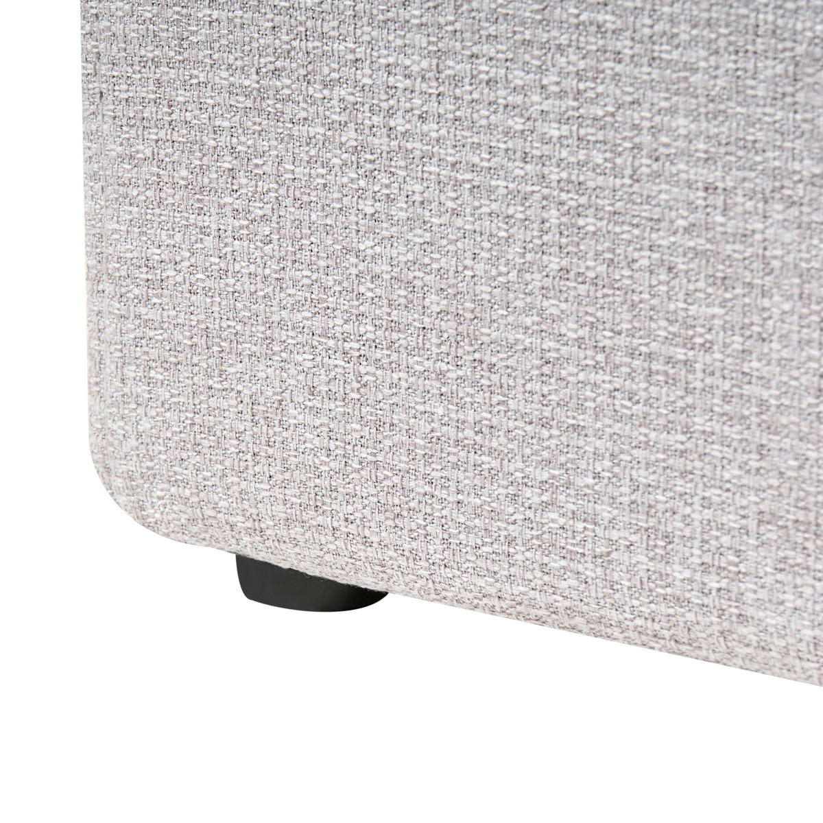 BETT mit Stauraum 140/200 cm Hellgrau Dinan - Hellgrau, Textil (140/200cm) - Beliani