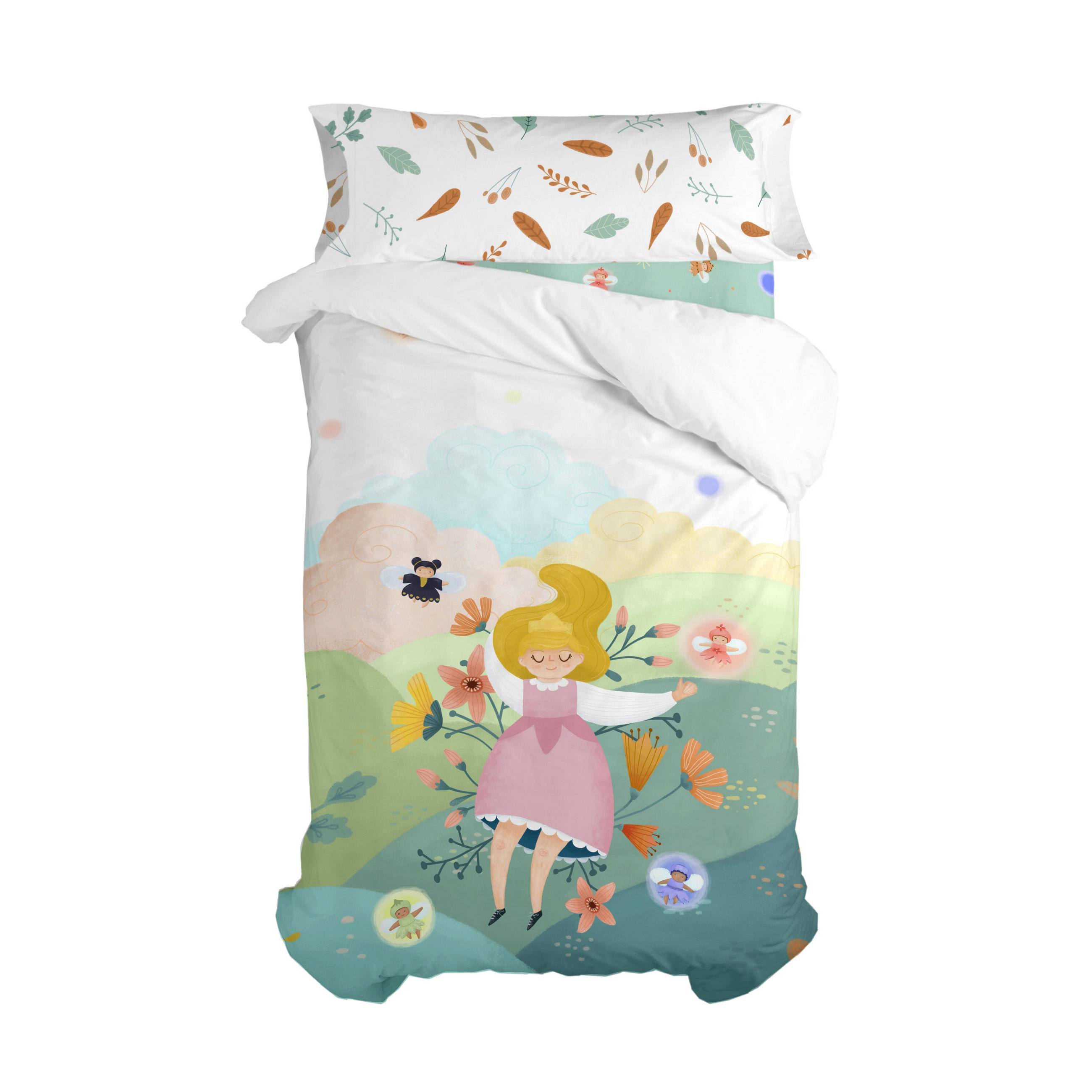 BETTBEZUG 2er-Set teiliges dreaming 180x220 cm (komfortgrösse) mehrfarbig - Multicolor, Textil (180/220cm) - Happy Friday