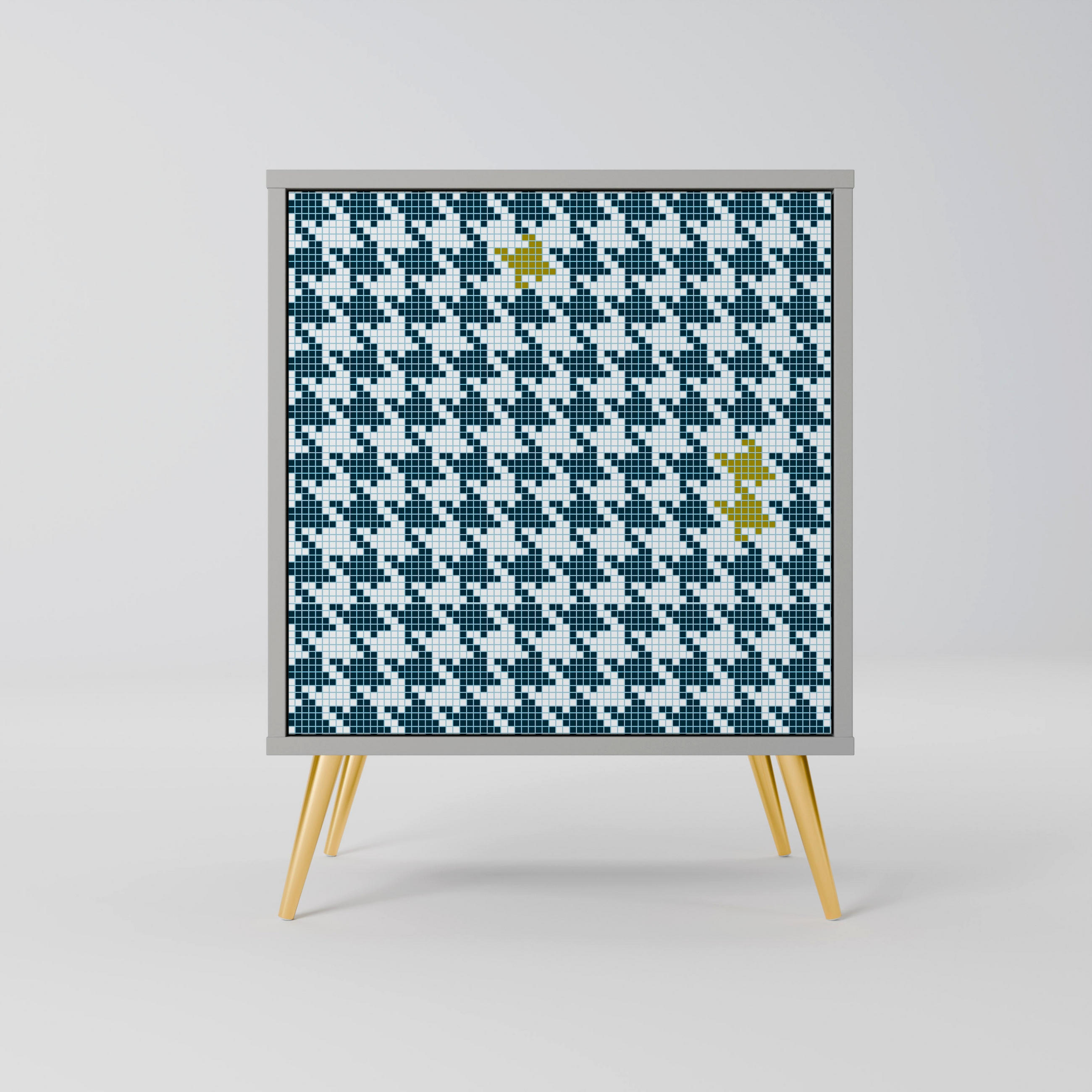 SpaceRebels Sideboard Grau 57.5x75.5x42 cm