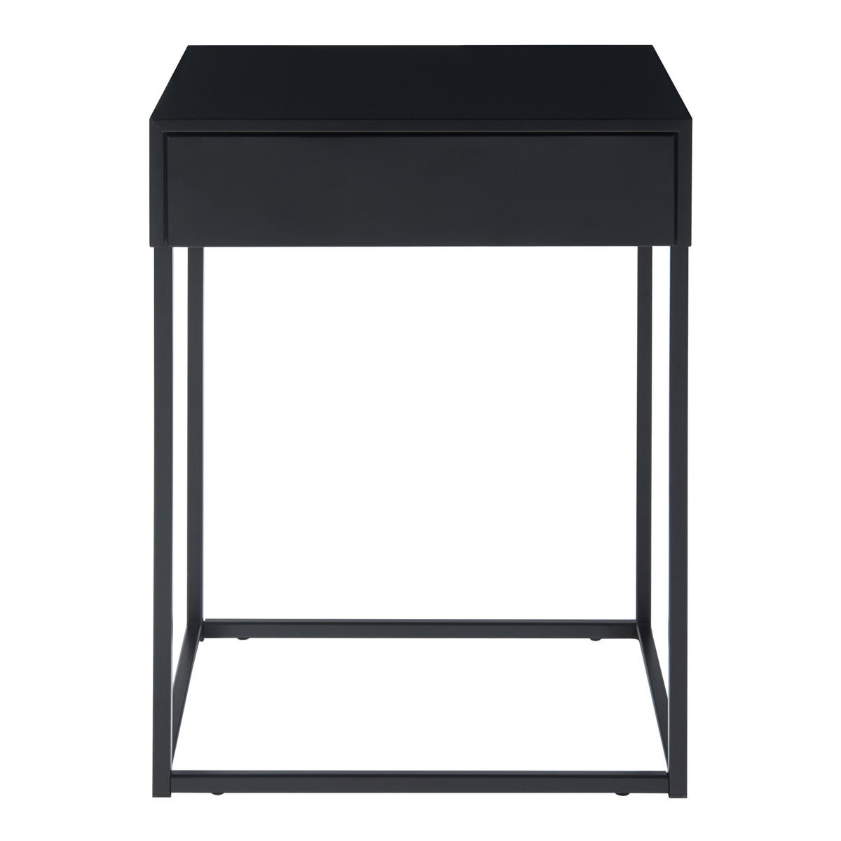 BEISTELLTISCH Rautjärvi - Schwarz, Metall (41/43/50cm) - [en.casa]