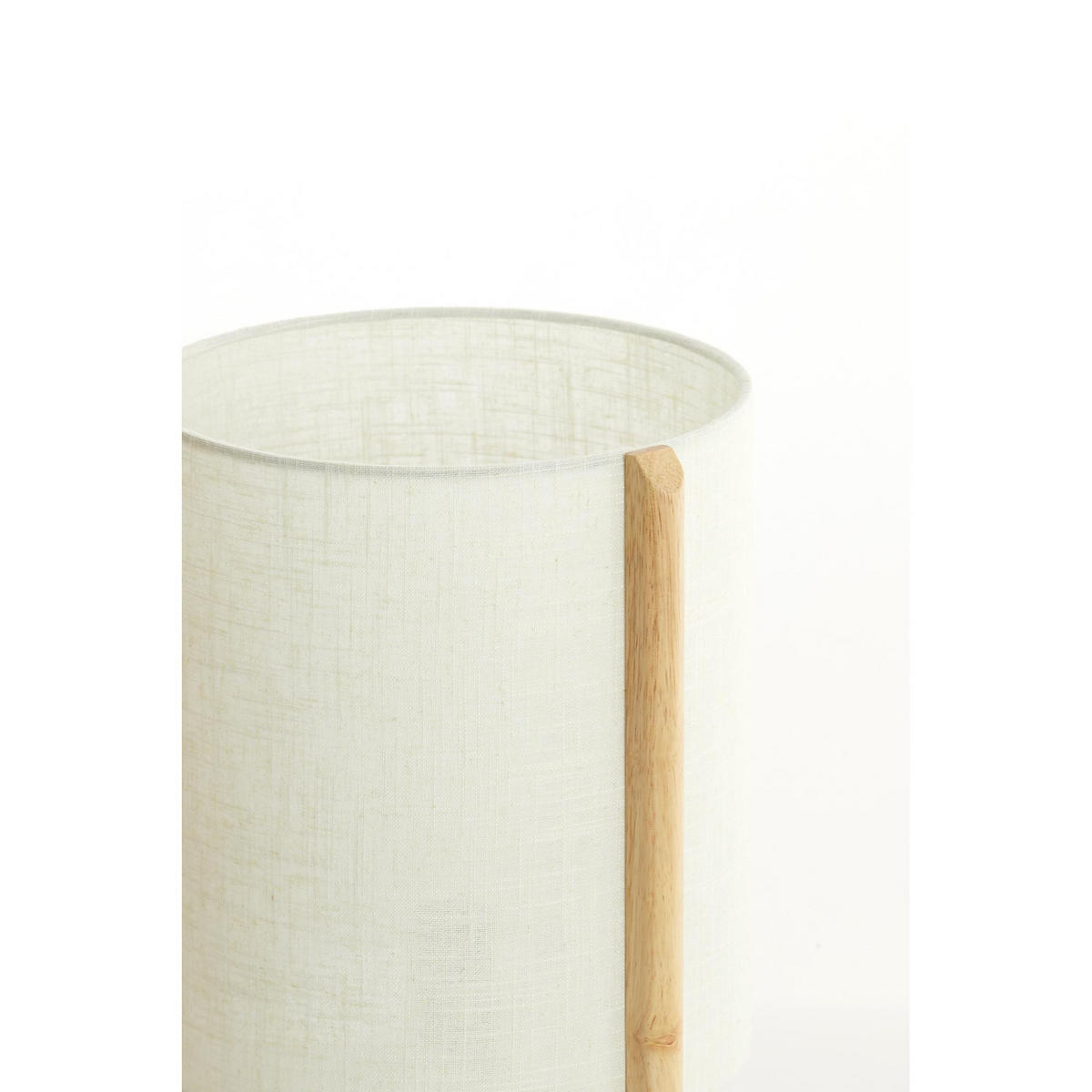 TISCHLAMPE Litto Braun 28/28/44 cm - Braun, Holz (28/28/44cm) - Light & Living