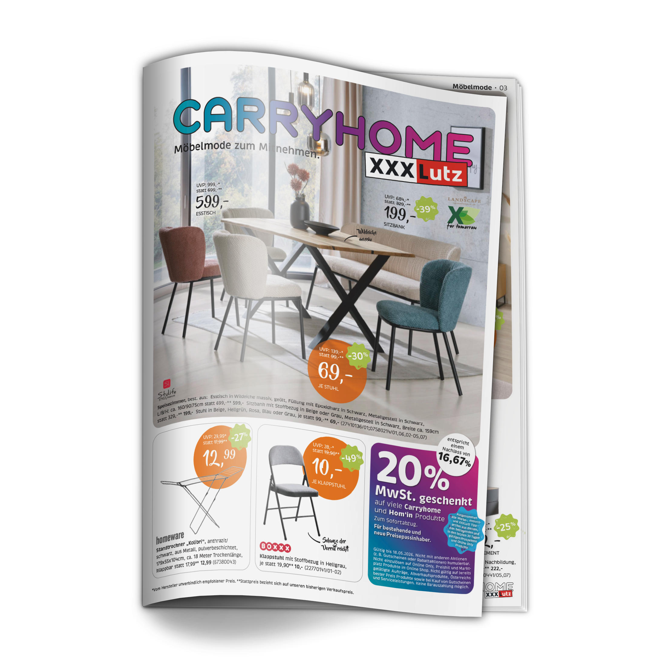 Carryhome Möbel zum Mitnehmen