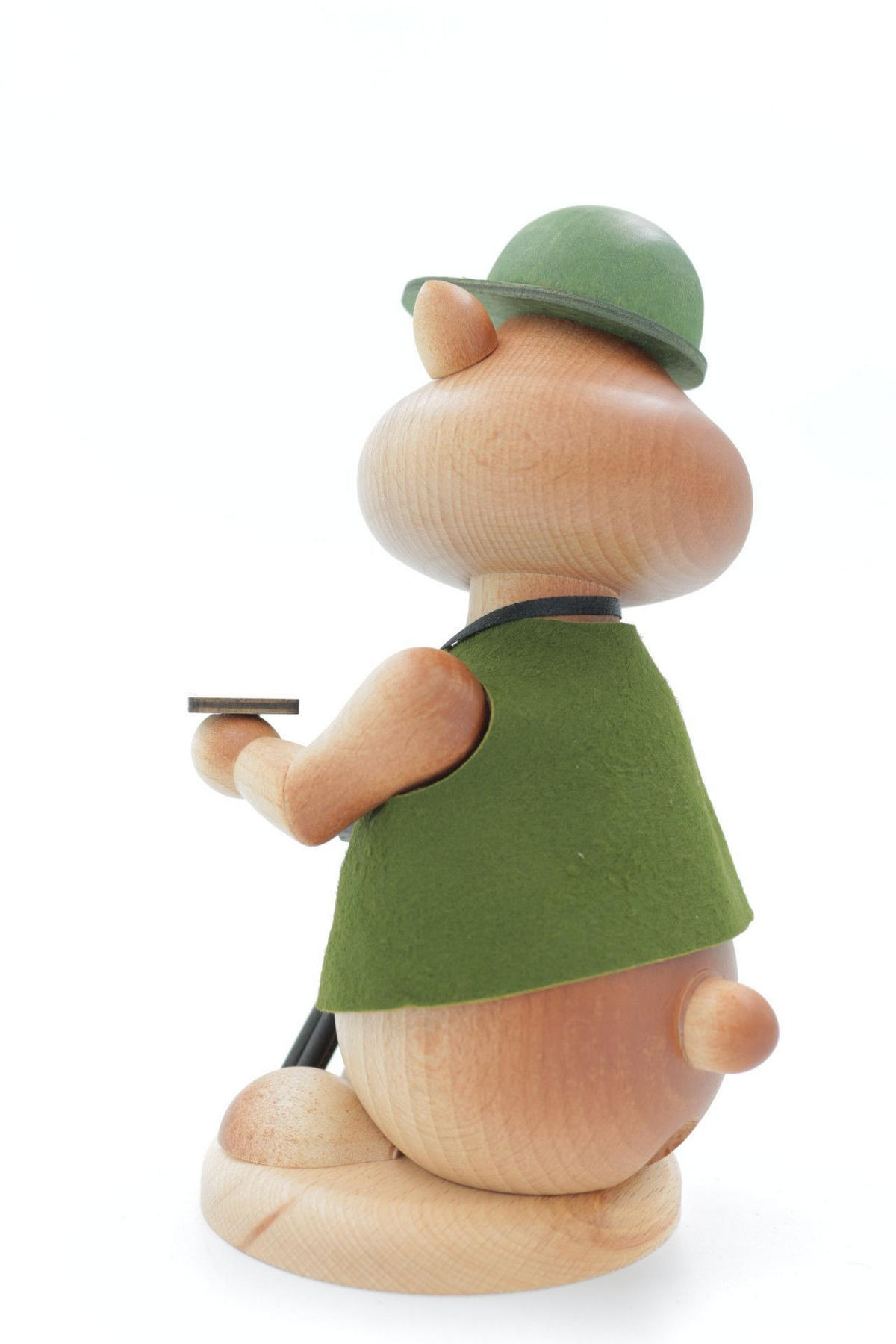 RAUCHFIGUR Hamster Fotograf 18 cm - Multicolor, Holz (12/18/0.1cm)