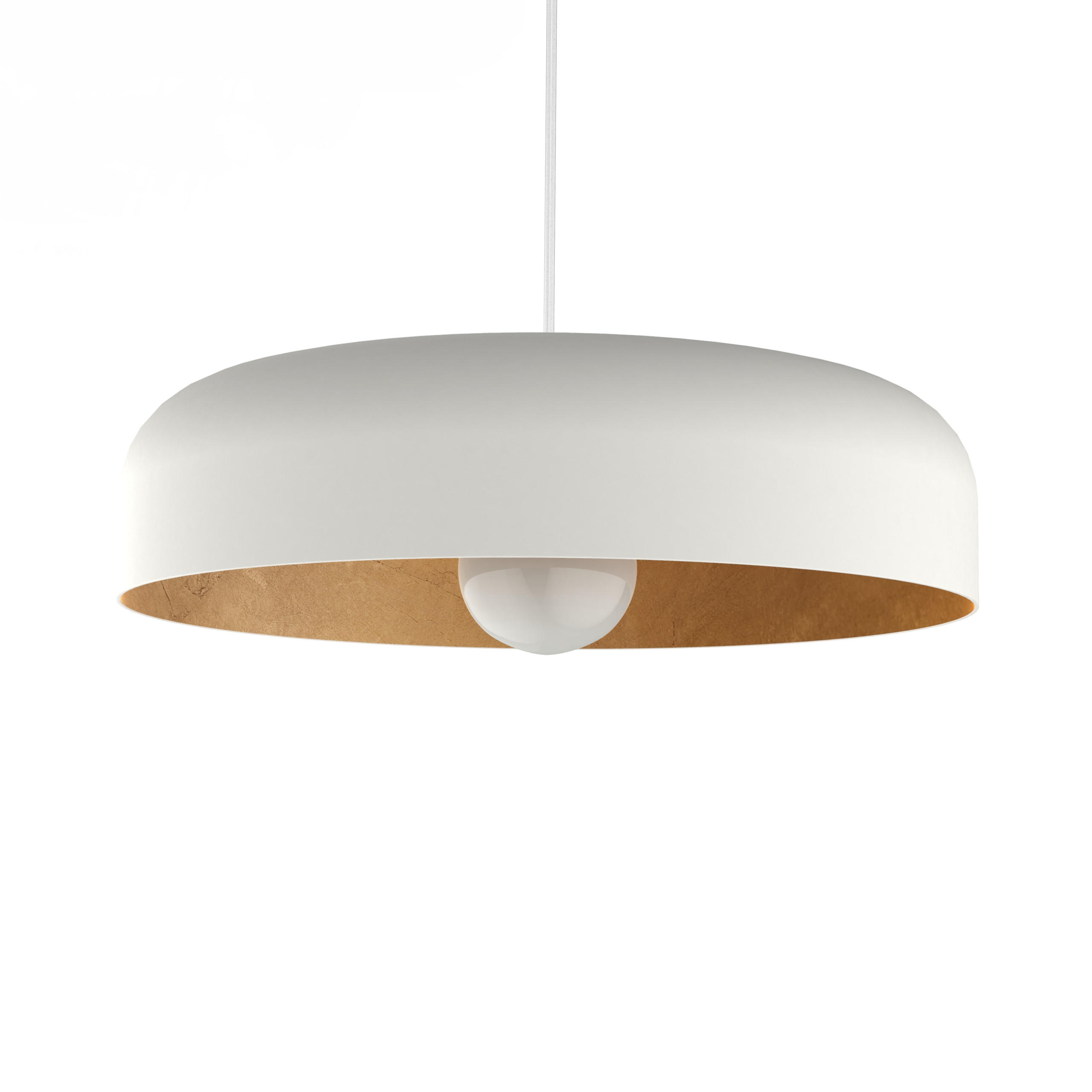 HÄNGELEUCHTE - Goldfarben, Metall (40/40/16cm) - Lumicom