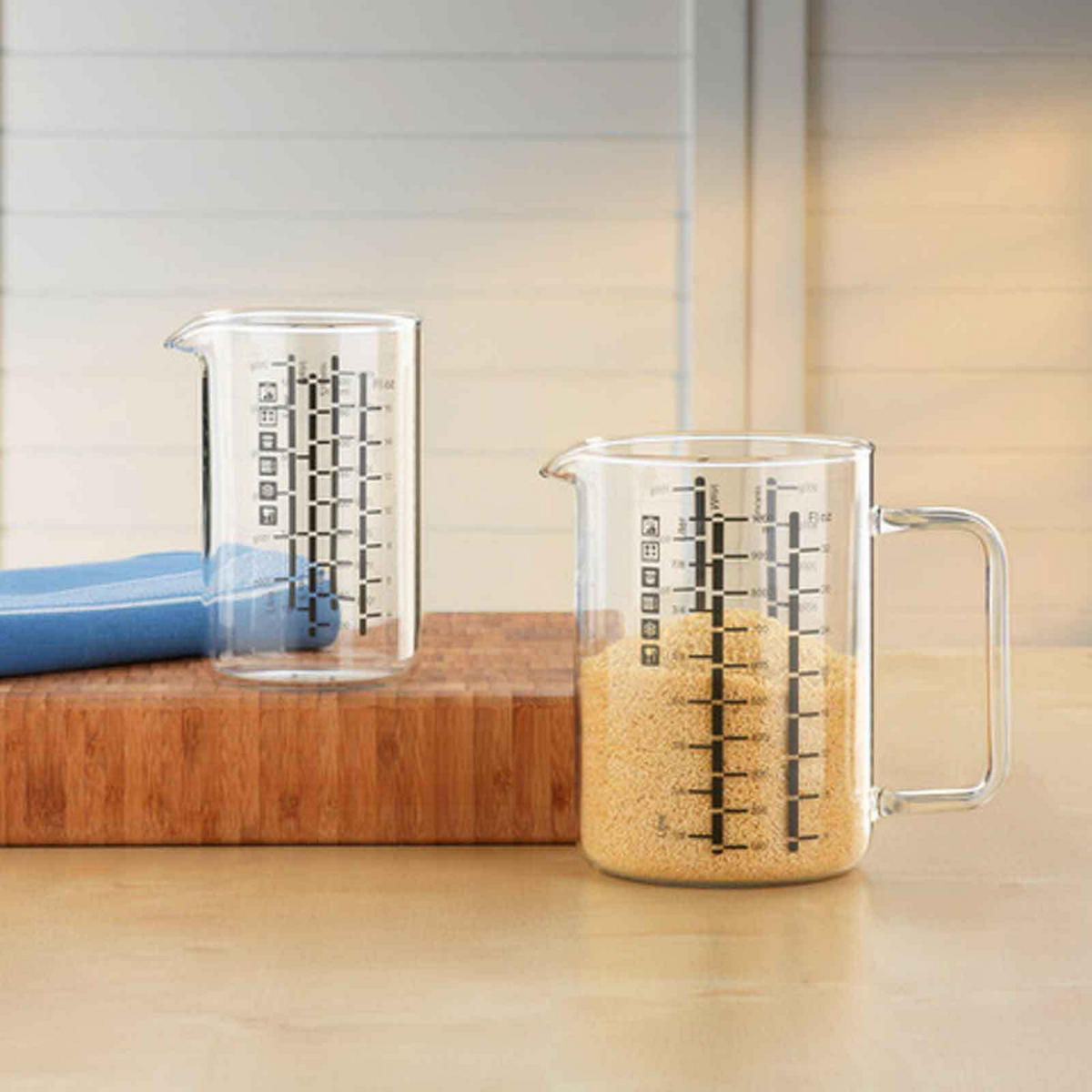 MESSBECHER mit Henkel transparent 500 ml - Transparent, Glas (0.5L) - SIMAX