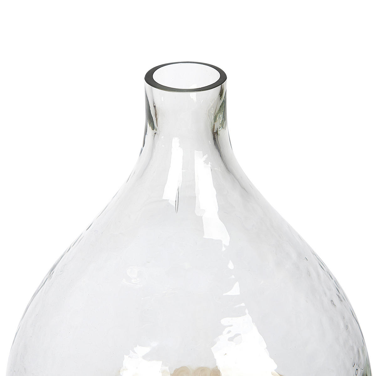 BLUMENVASE Glas bunt Kulcha - Multicolor, Glas (36cm) - Beliani