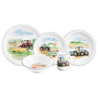 KINDERGESCHIRR SET Compact Mein Traktor bunt 5er Set - Multicolor, Keramik (1/1/1cm) - Seltmann Weiden