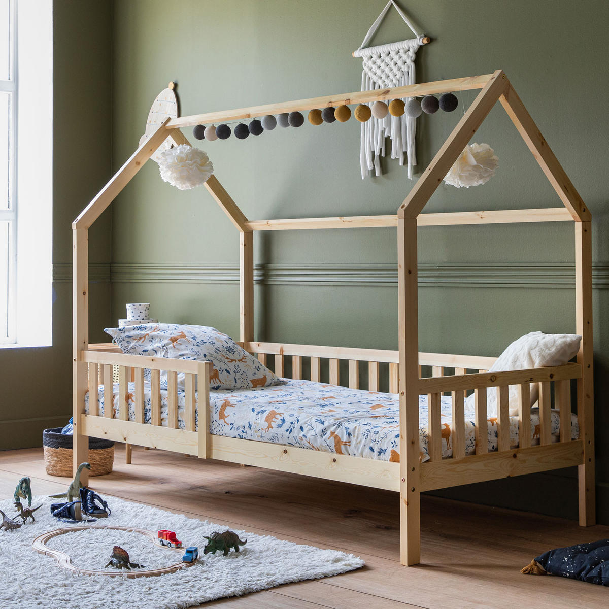 KINDERBETT Marceau Holz 190/90 cm - Braun, Holz - Happy Garden