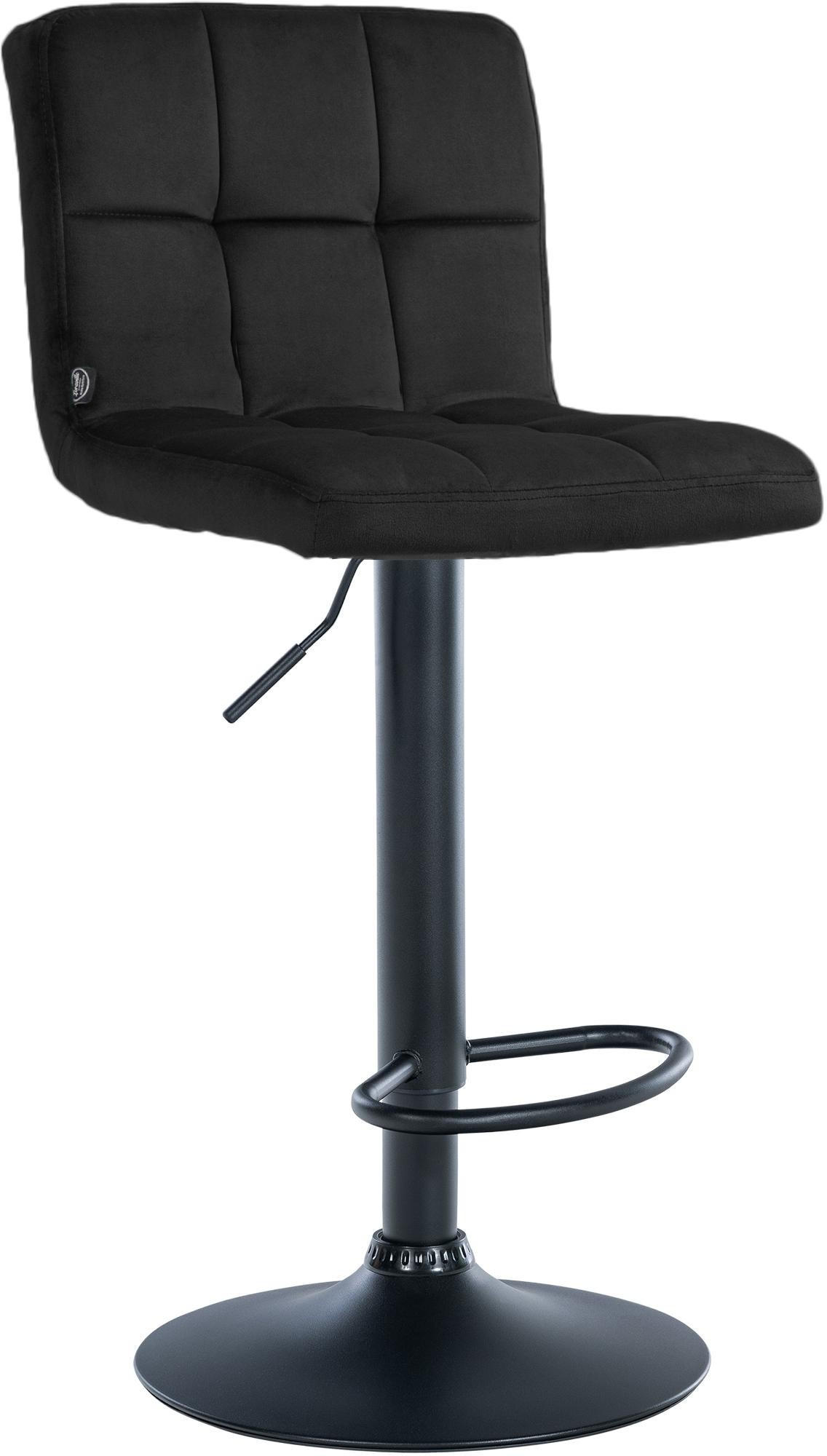 furnicato Barhocker Schwarz 46x94x47 cm