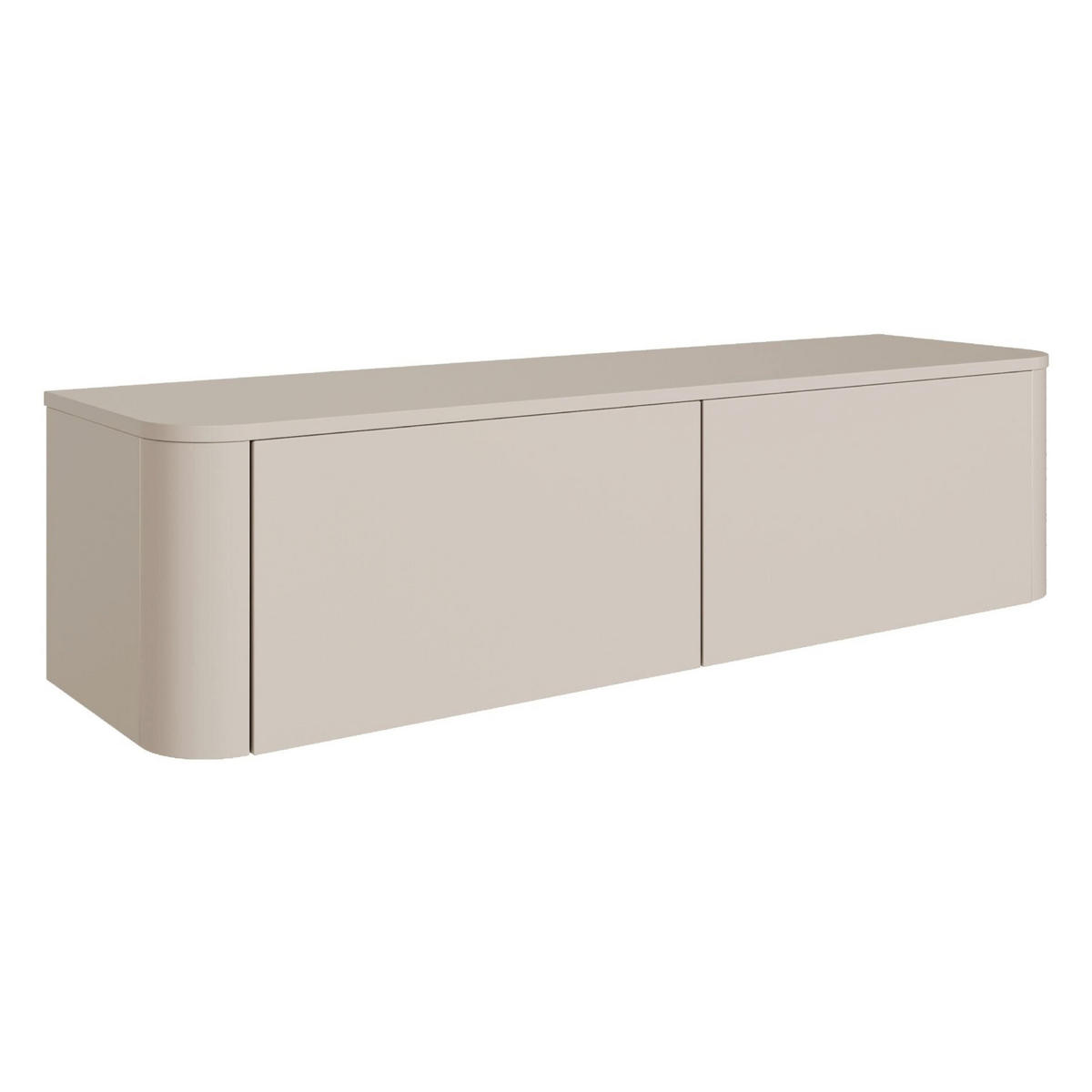 TV-BOARD Luvio Kaschmirgrau hängend oder stehend 140/41/39 cm - Taupe, Holzwerkstoff (140/40.9/39cm) - Selsey