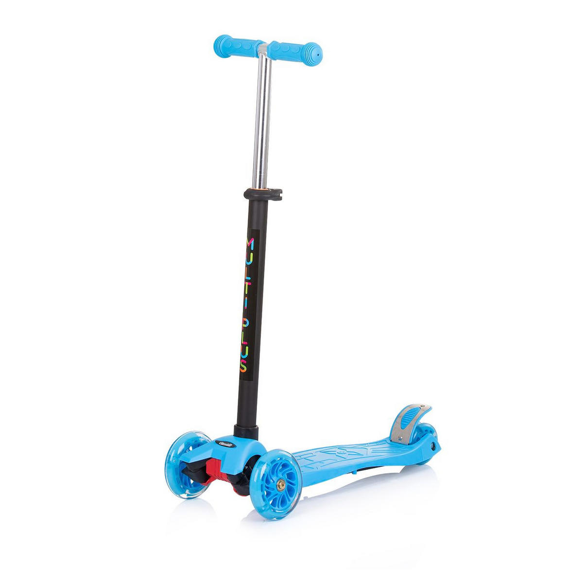 KINDERROLLER 3 in 1 Multi Plus blau 3 Räder, Laufrad, Roller, LED-Lichter - Blau, Metall (55/27/85cm) - Chipolino
