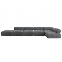 ECKSOFA modulares Sofa Favio-L3 - 475x190x70 cm Dunkelgrau Cord - Dunkelgrau, Holzwerkstoff/Textil (475/190cm) - ALTDECOR