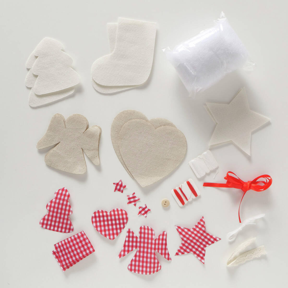 DEKORATIONSSET DIY - Multicolor, Textil (14.5/7/20cm) - Boltze Home