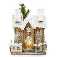 WEIHNACHTSHAUS HTHD0252 - Braun, Holz (12/26/23cm) - Hometopia