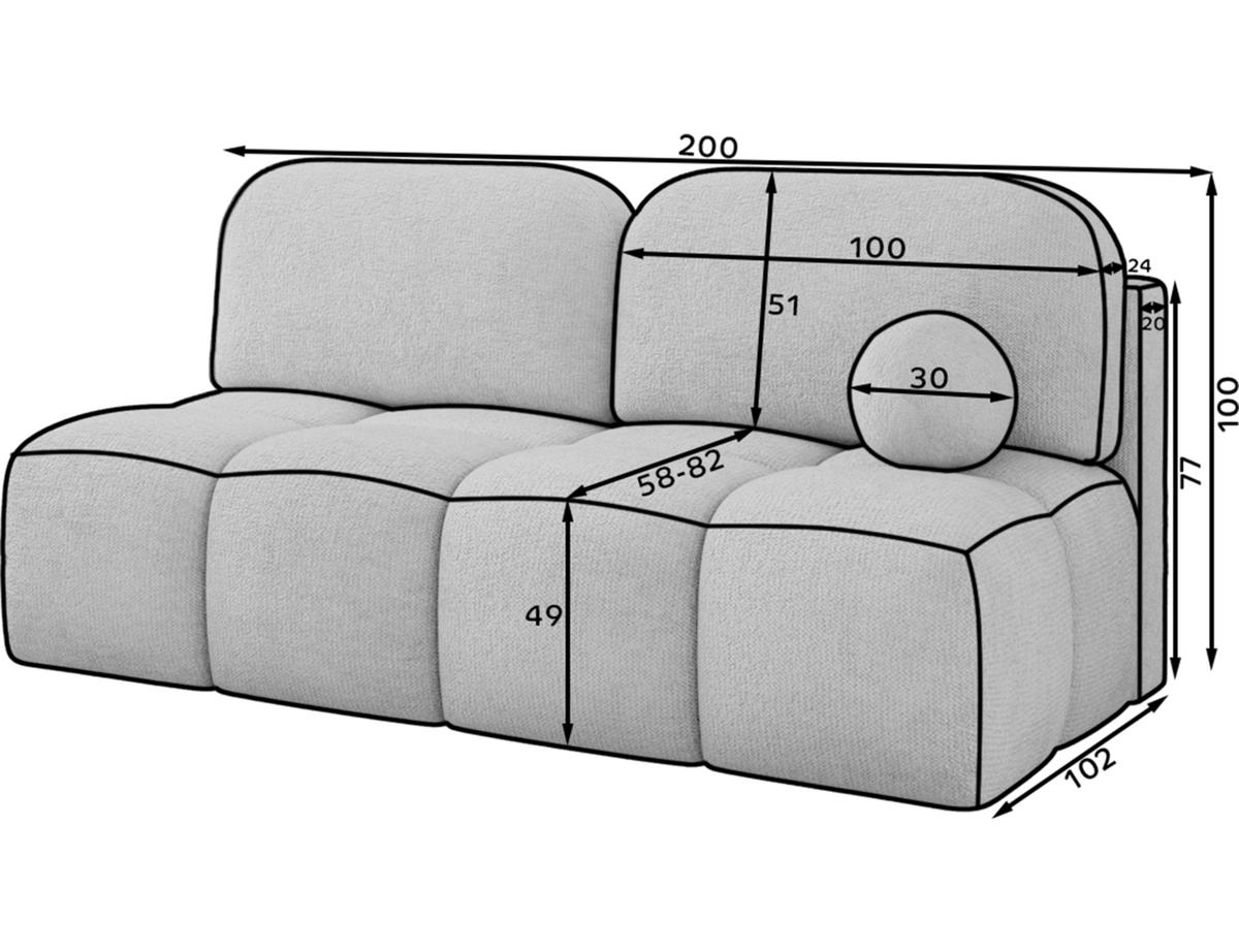 SCHLAFSOFA Nuwia mit Schlaffunktion und Bettkasten – Modernes Designsofa mit Schlafauszug und dekorativer Steppung - Weiß, Kunststoff (200/102/100cm) - Wohnideebilder