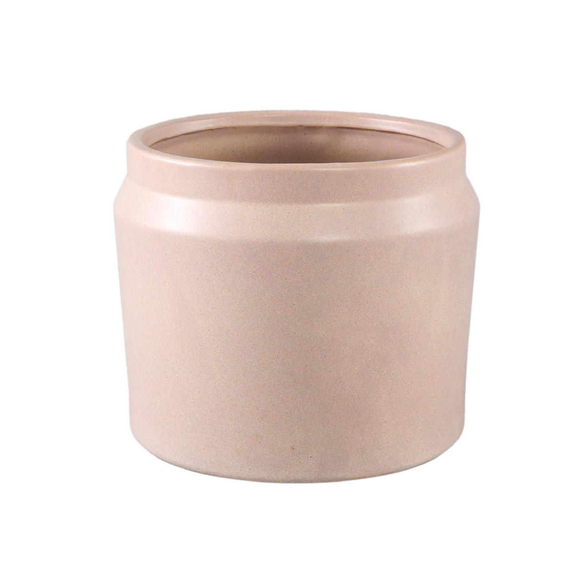 TOPF Jillanne Beige 18.5/18.5/16cm - Beige, Keramik (16cm) - PTMD Collection